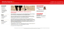 Desktop Screenshot of metallsuchgeraet.de